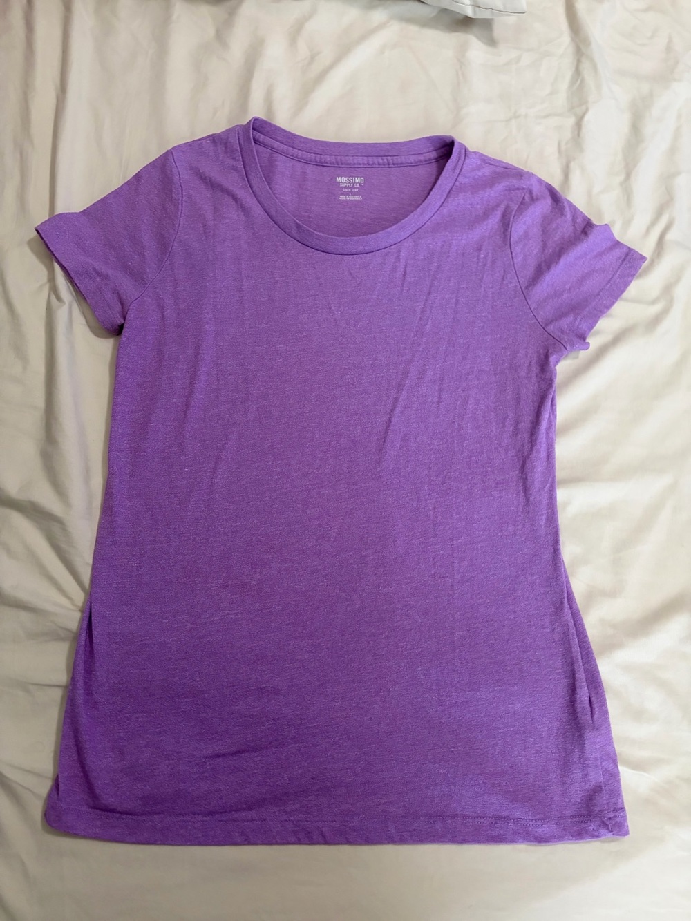 Mossimo Supply Co. Purple Crew Neck Short Sleeve Tee